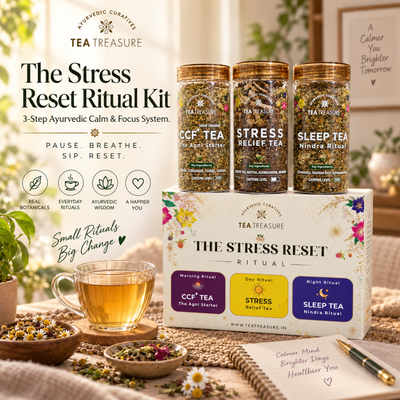 Women's Wellness ritual kit, CCF and spearmint tea set by Tea Treasure, photo 6