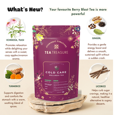 Cold Care Wellness Tea | Immunity & Relief Herbal Tea Blend