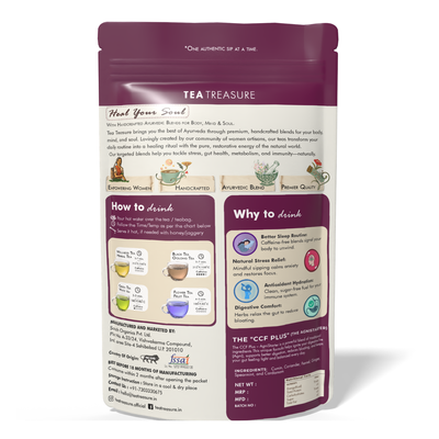 CCF Plus Tea – The Agni Starter ( Ayurvedic Digestive & Gut Wellness Tea )