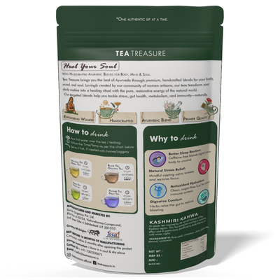 Kashmiri Kahwa – Traditional Wellness Green Tea Blend