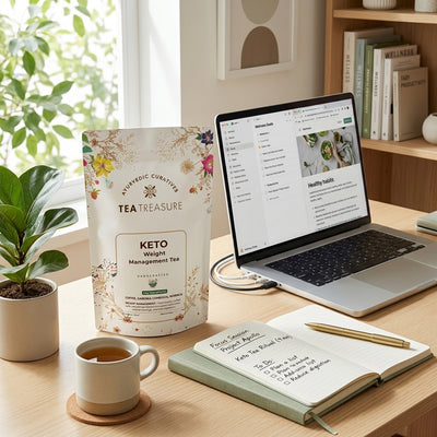 Tea Treasure Keto Weight Management Tea | Herbal Wellness Blend | 100g