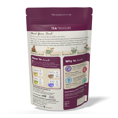 Tea Treasure Rooibos Herbal Tea – Caffeine-Free Wellness Tea | 100g