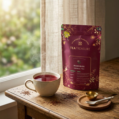 Tea Treasure Rooibos Herbal Tea – Caffeine-Free Wellness Tea | 100g