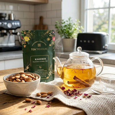 Kashmiri Kahwa – Traditional Wellness Green Tea Blend