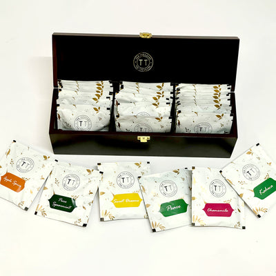 TEA TREASURE WOODEN TEA CHEST