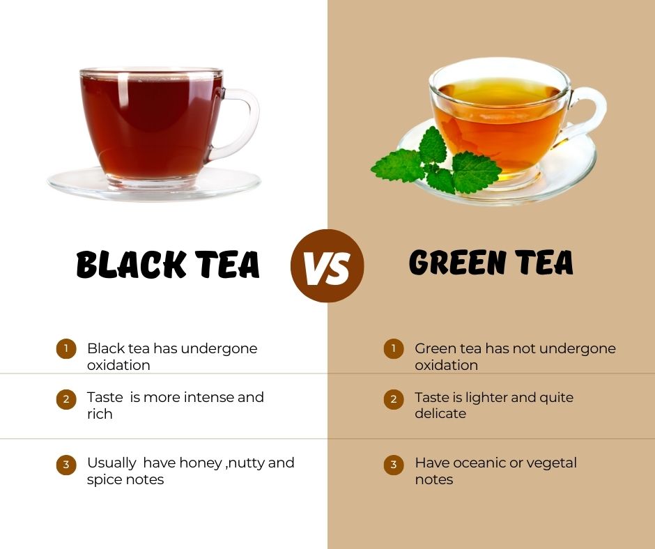 Green Tea vs. Black Tea: Unveiling the Healthier Brew - TeaTreasure