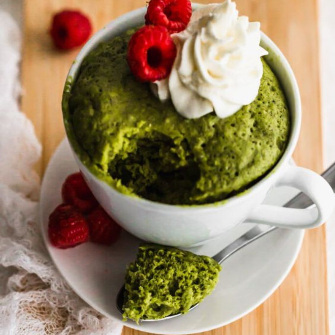 MATCHA GREEN TEA MUG CAKE