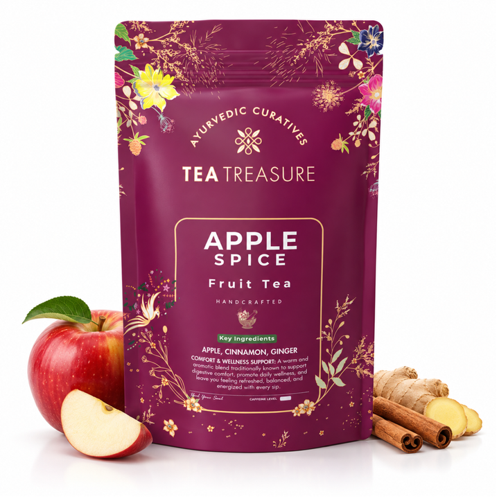 Apple Cinnamon Tea, Loose Leaf 100g