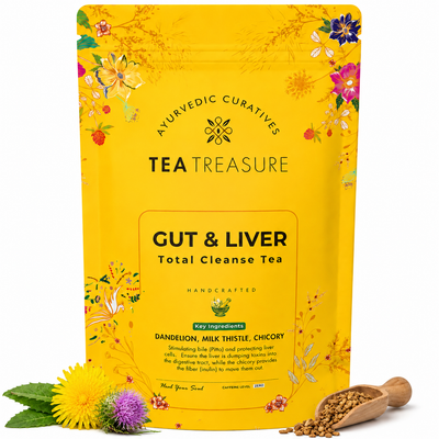Tea Treasure Gut & Liver Detox Tea | Fatty Liver Support Ayurvedic Blend