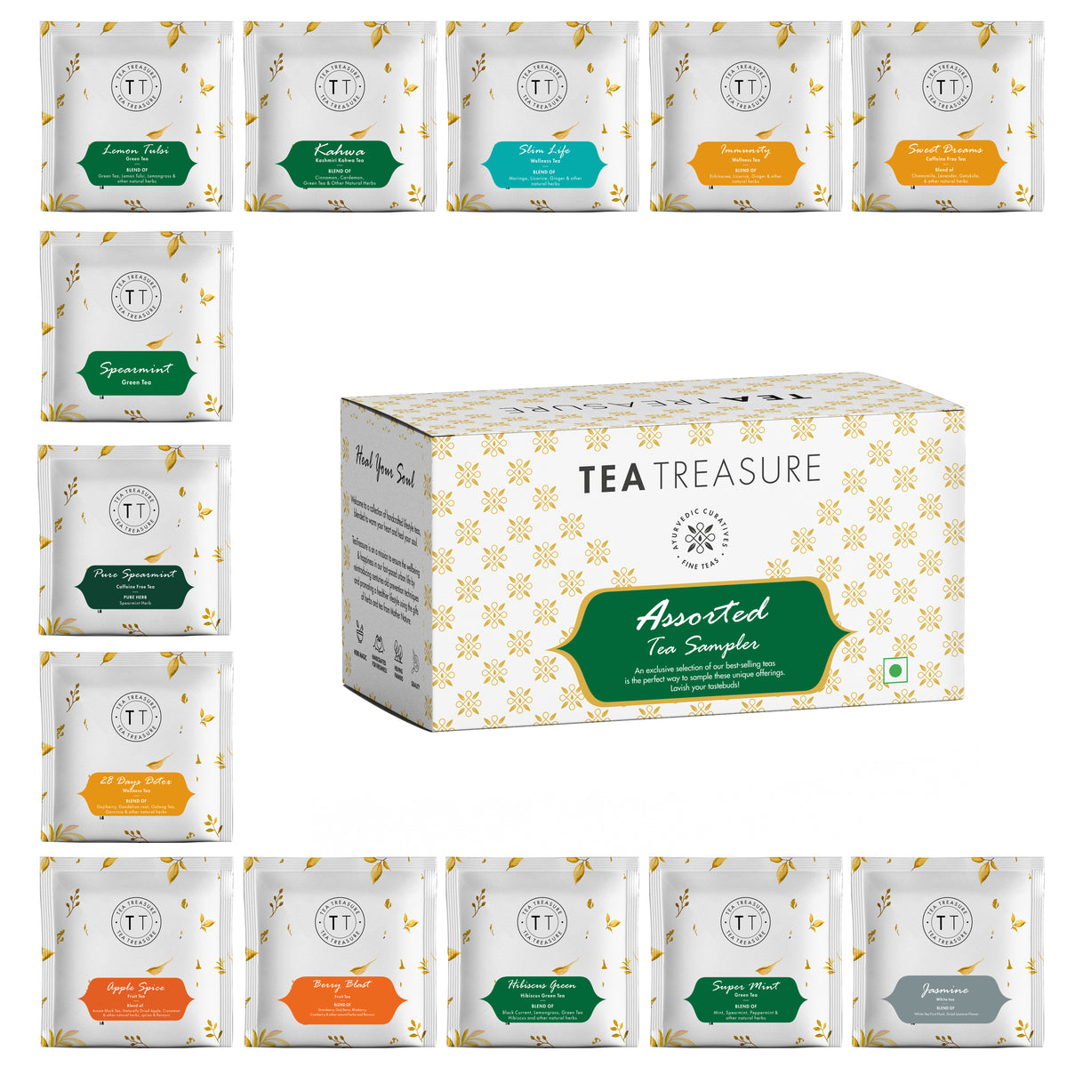 Assorted tea sampler box by Tea Treasure, photo 7
