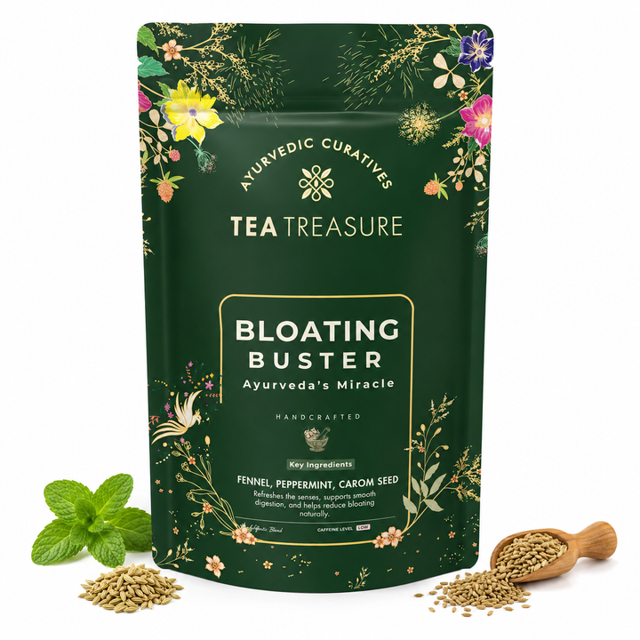 Bloating Buster tea with fennel and ajwain 100g by Tea Treasure