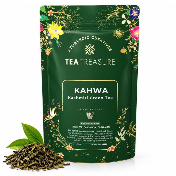 Kashmiri Kahwa with Spices, Rose & Almonds, 100g