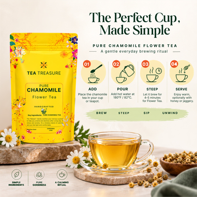 Chamomile Flower Tea – Relaxation & Digestive Wellness Tea