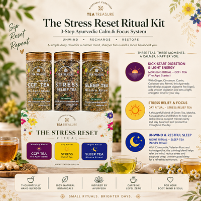 Women's Wellness ritual kit, CCF and spearmint tea set by Tea Treasure, photo 4