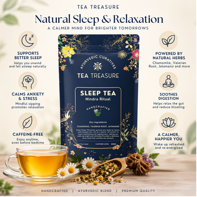 Nindra Ritual Sleep Tea – Premium Herbal Blend for Deep Rest