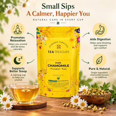 Chamomile Flower Tea – Relaxation & Digestive Wellness Tea