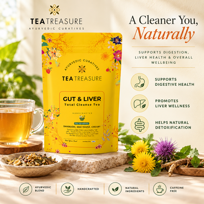 Tea Treasure Gut & Liver Detox Tea | Fatty Liver Support Ayurvedic Blend