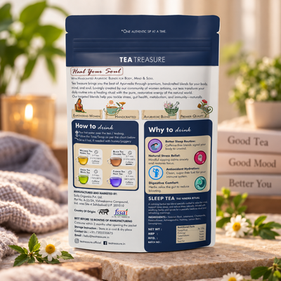 Nindra Ritual Sleep Tea – Premium Herbal Blend for Deep Rest