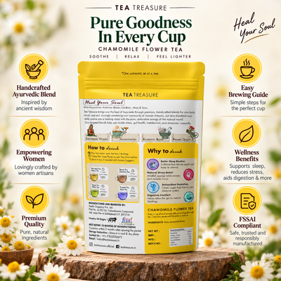 Chamomile Flower Tea – Relaxation & Digestive Wellness Tea