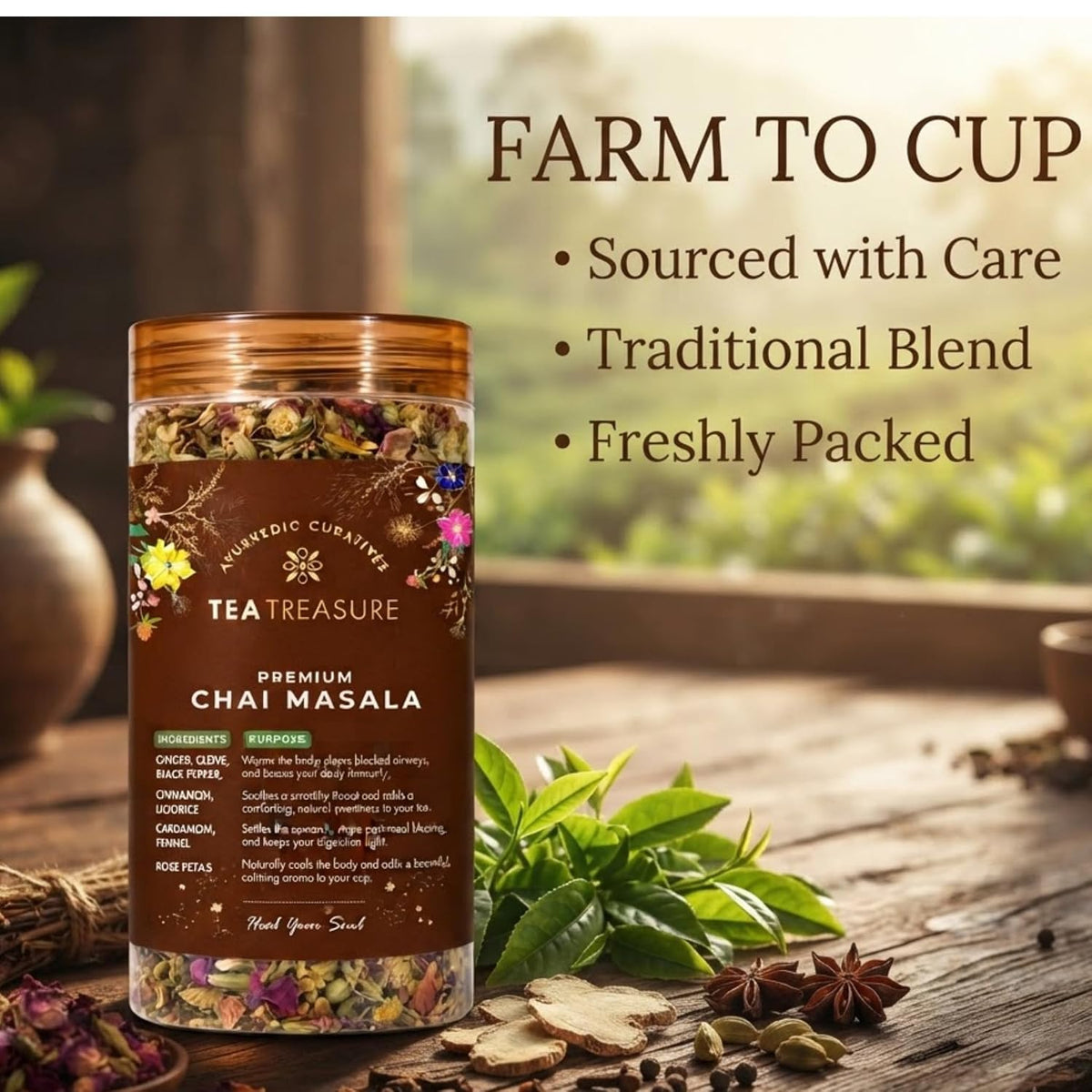 Chai masala powder 100g by Tea Treasure, photo 7