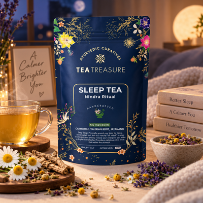 Nindra Ritual Sleep Tea – Premium Herbal Blend for Deep Rest