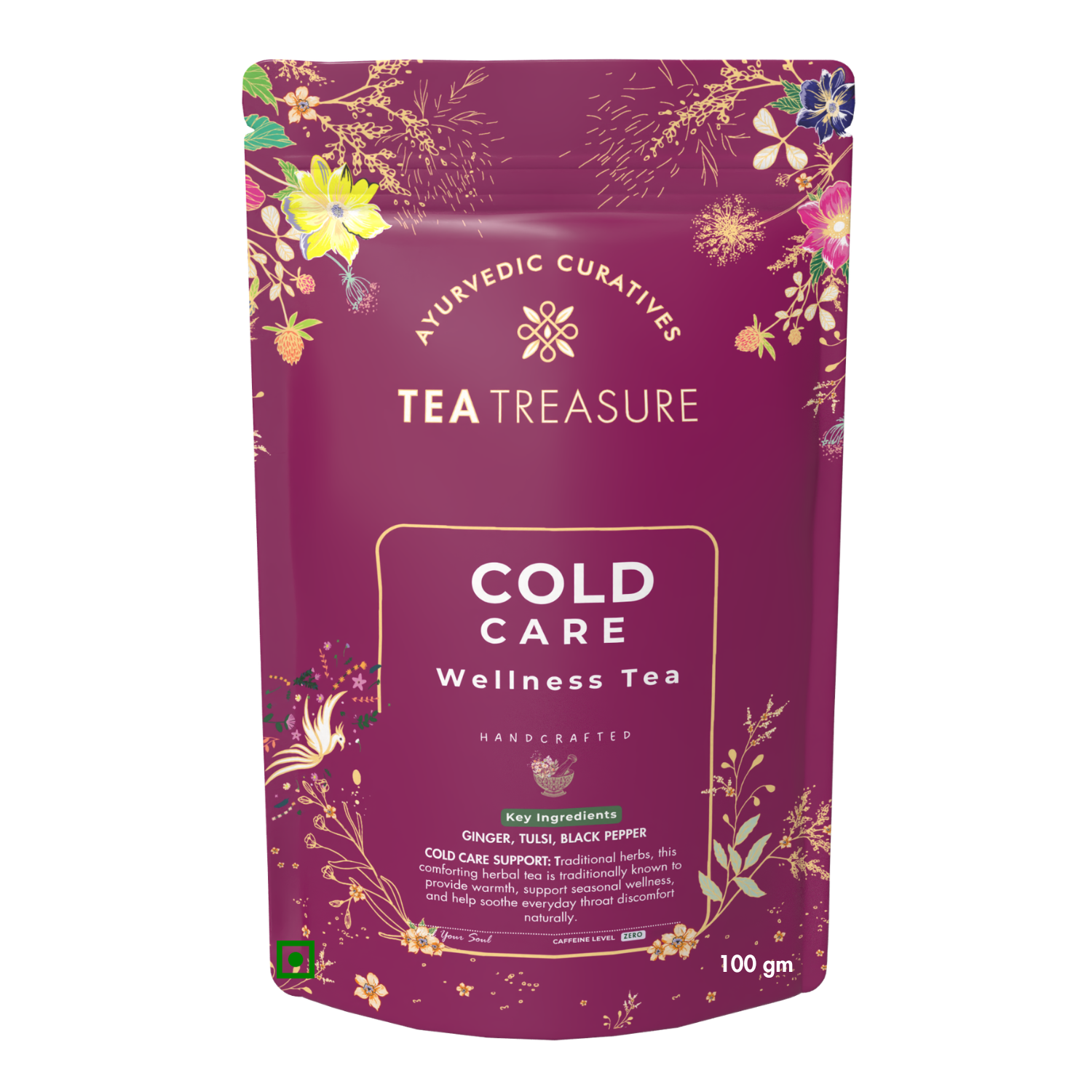 Cold Care Wellness Tea | Immunity & Relief Herbal Tea Blend