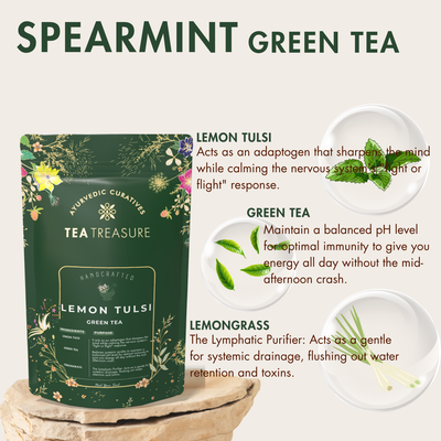 Lemon Tulsi Green Tea – Immunity & Stress Relief Tea
