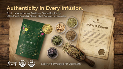 Treasure Bloating Buster Ayurveda's Miracle Tea | Supports Digestion & Gut Comfort | Helps Reduce Bloating Gas Acidity & Burping | Feel Light After Every Meal | Antioxidant Rich Natural Caffeine Free Herbal Tea | 100 gram Tea