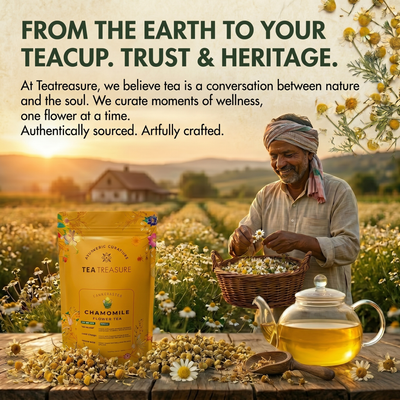 Chamomile Flower Tea – Relaxation & Digestive Wellness Tea