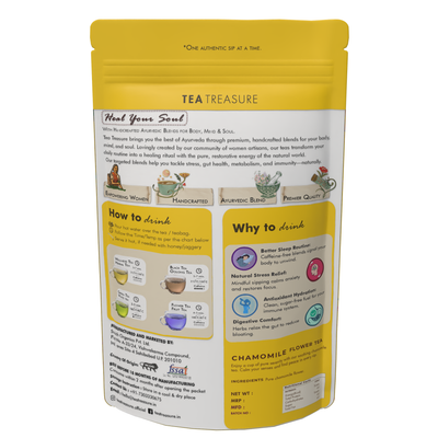 Chamomile Flower Tea – Relaxation & Digestive Wellness Tea
