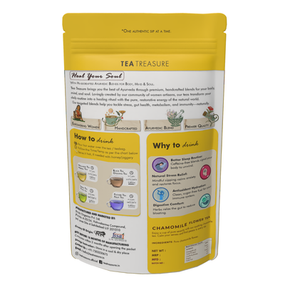Chamomile Flower Tea – Relaxation & Digestive Wellness Tea 100gm