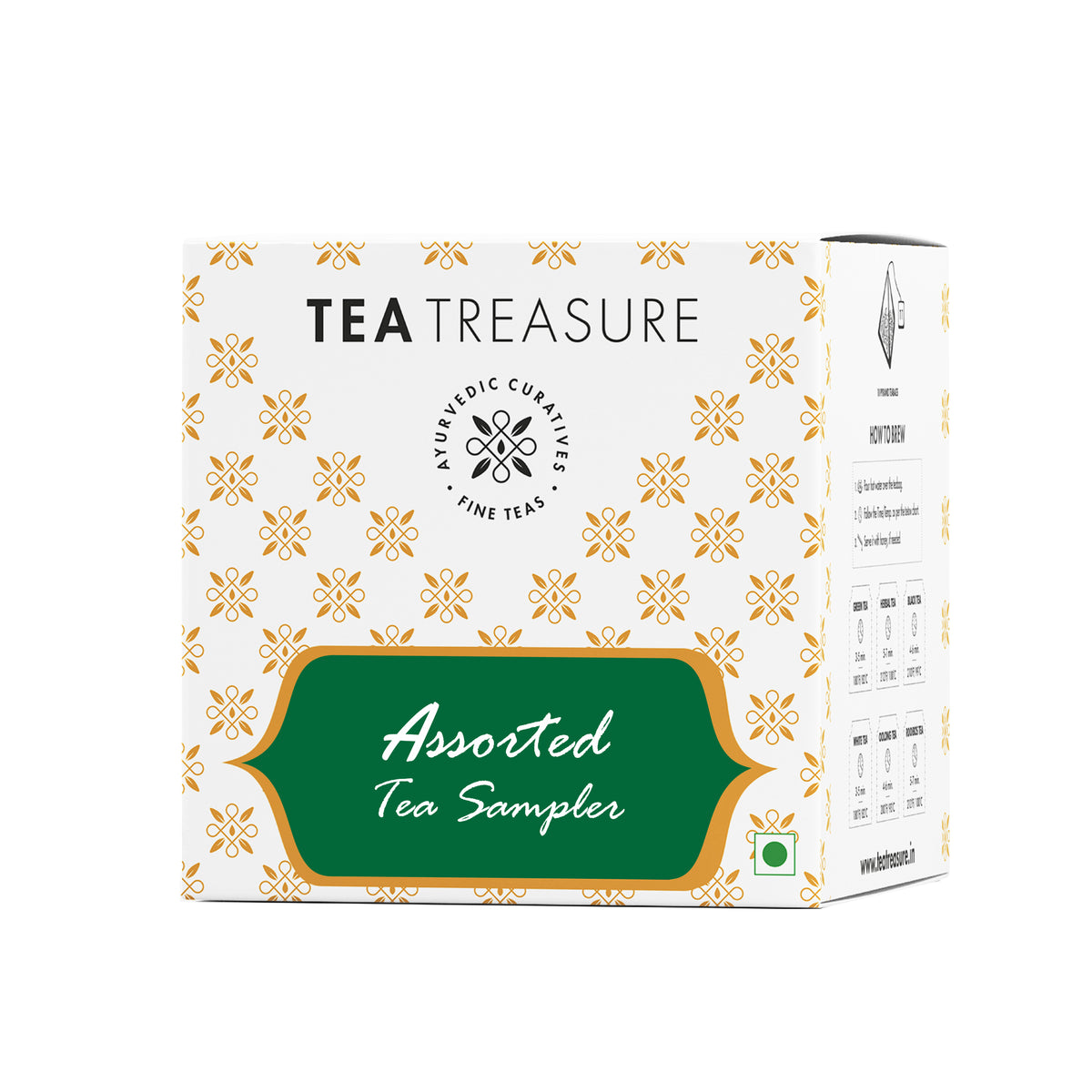 Assorted tea sampler box by Tea Treasure