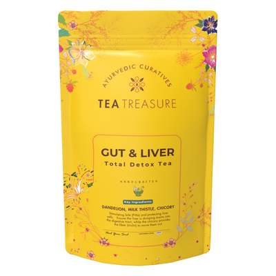 Tea Treasure Gut & Liver Detox Tea | Fatty Liver Support Ayurvedic Blend