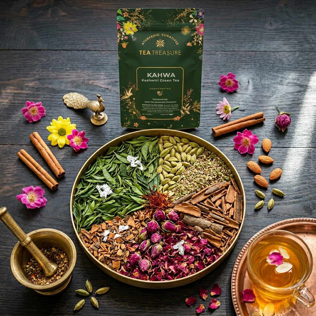 Kashmiri kahwa tea 100g by Tea Treasure, photo 7