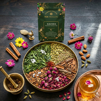 Kashmiri Kahwa – Traditional Wellness Green Tea Blend