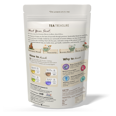 Tea Treasure Keto Weight Management Tea | Herbal Wellness Blend | 100g