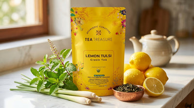 Lemon Tulsi Green Tea – Immunity & Stress Relief Tea