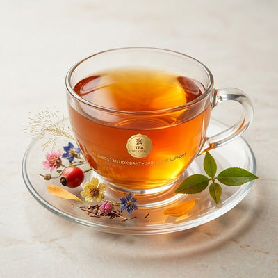 Tea Treasure Rooibos Herbal Tea – Caffeine-Free Wellness Tea | 100g