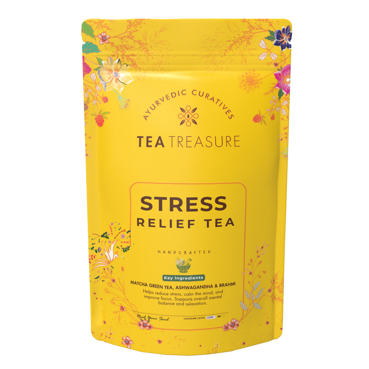 Serenity ashwagandha tulsi calm tea 100g by Tea Treasure