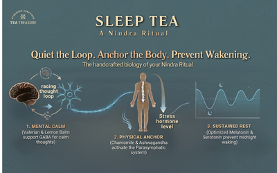 Nindra Ritual Sleep Tea – Premium Herbal Blend for Deep Rest