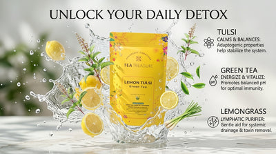 Lemon Tulsi Green Tea – Immunity & Stress Relief Tea