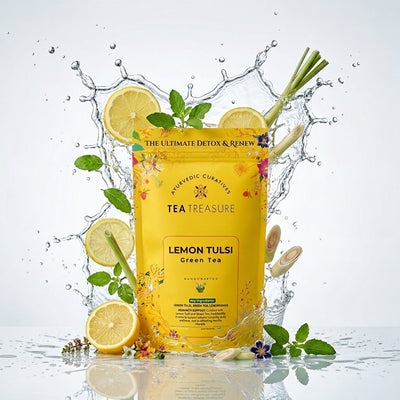 Lemon Tulsi Green Tea – Immunity & Stress Relief Tea