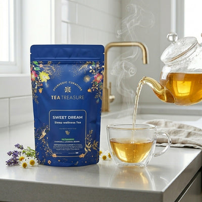 Tea Treasure Sweet Dream Sleep Herbal Tea | Natural Sleep & Relaxation Tea | Caffeine-Free | 100g