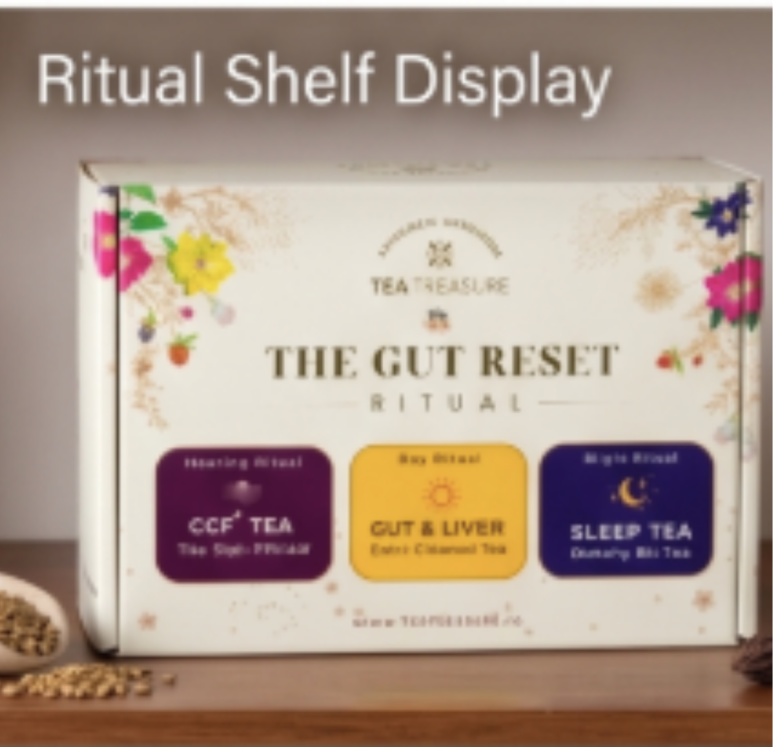 The Gut Reset Ritual Kit | 3-Step Morning-to-Night Ayurvedic Detox