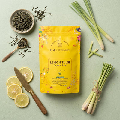 Lemon Tulsi Green Tea – Immunity & Stress Relief Tea