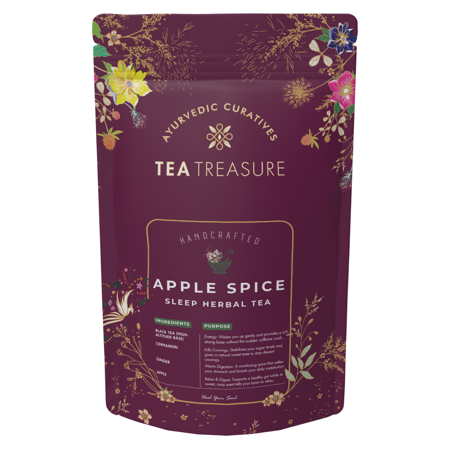 Apple Spice Tea – Comforting Digestive Wellness Tea 100gm
