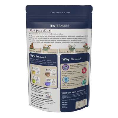 Rosemary Tea – Focus, Digestion & Beauty Support Tea 100gm