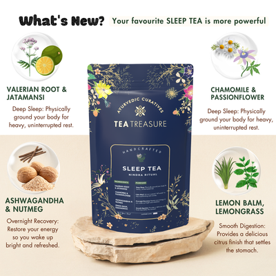 Nindra Ritual Sleep Tea – Premium Herbal Blend for Deep Rest
