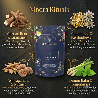 Nindra Ritual Sleep Tea – Premium Herbal Blend for Deep Rest