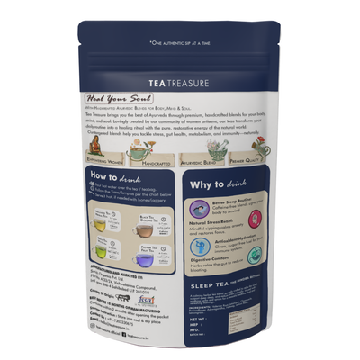 Nindra Ritual Sleep Tea – Premium Herbal Blend for Deep Rest